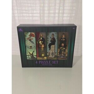 Disney Parks The Haunted Mansion 4 Puzzle Set Stretching Room RETIRED 500pc NEW